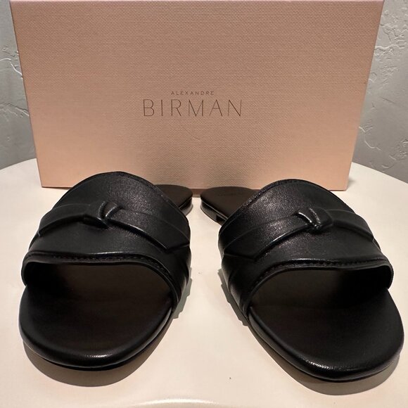 ALEXANDRE BIRMAN  Padded Clarita Leather Slide - Picture 1 of 7